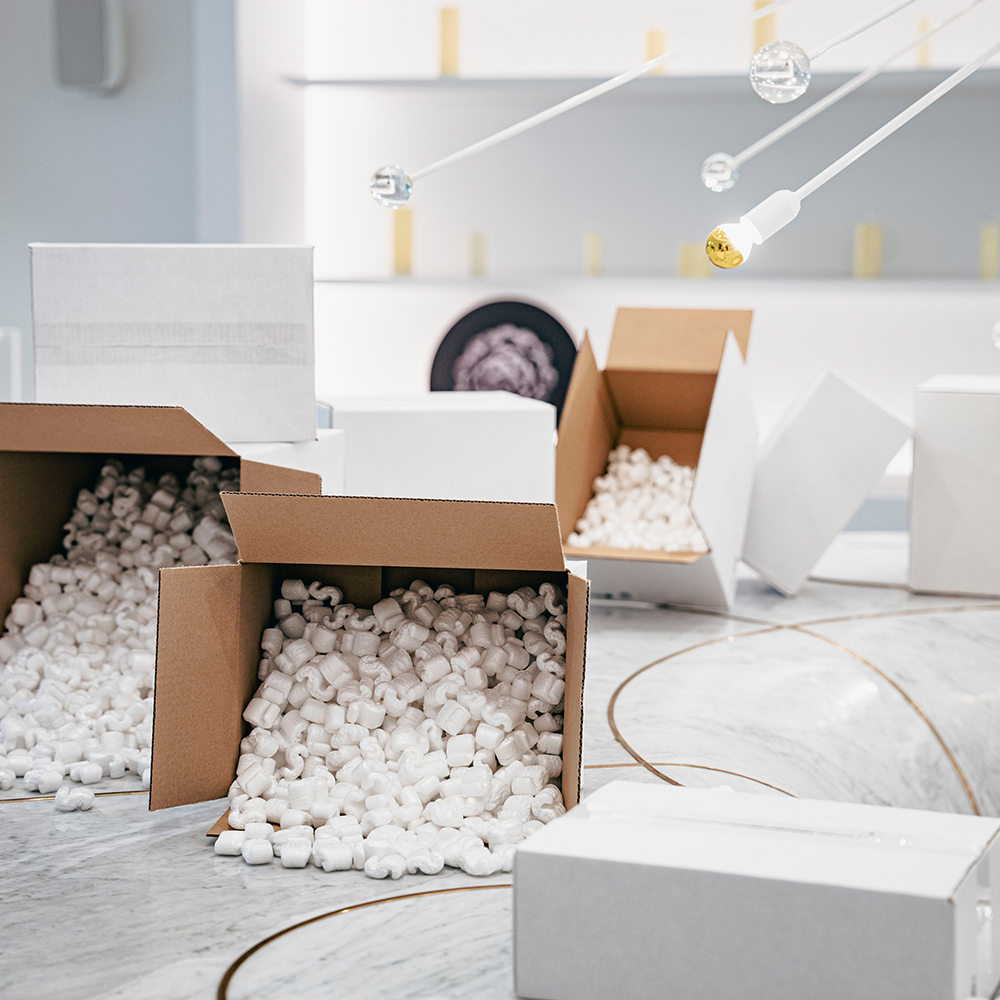 Chou et Tournesol boxes lamp creation event